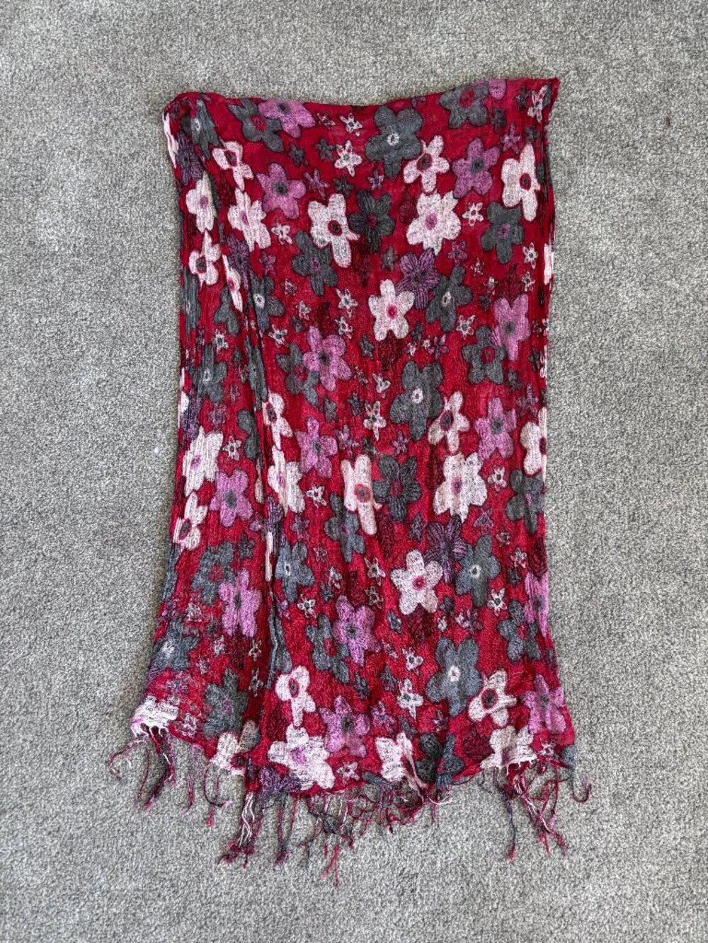 Floral light-weight scarf